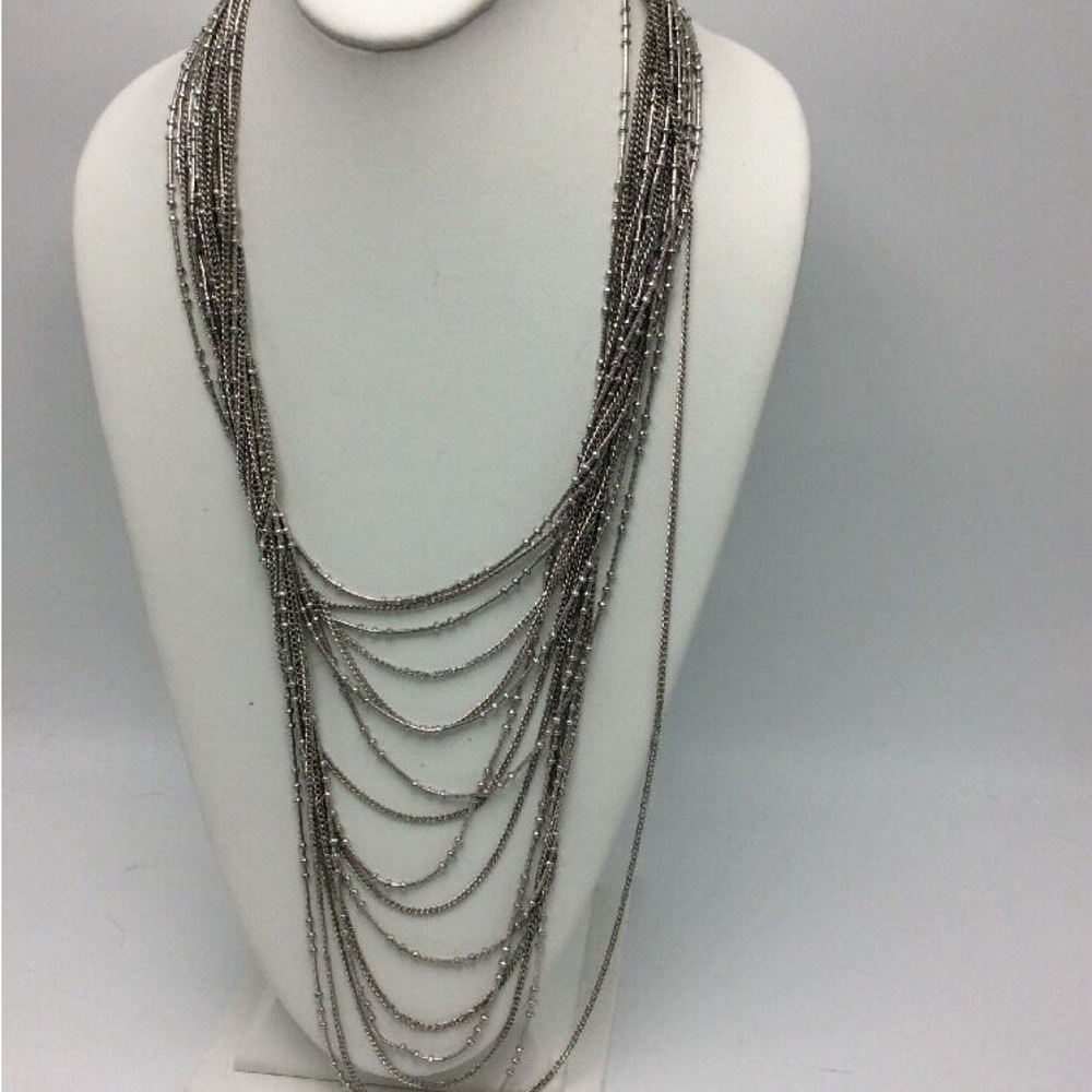 Vince Camuto multi layer statement necklace pre-loved well-maintained